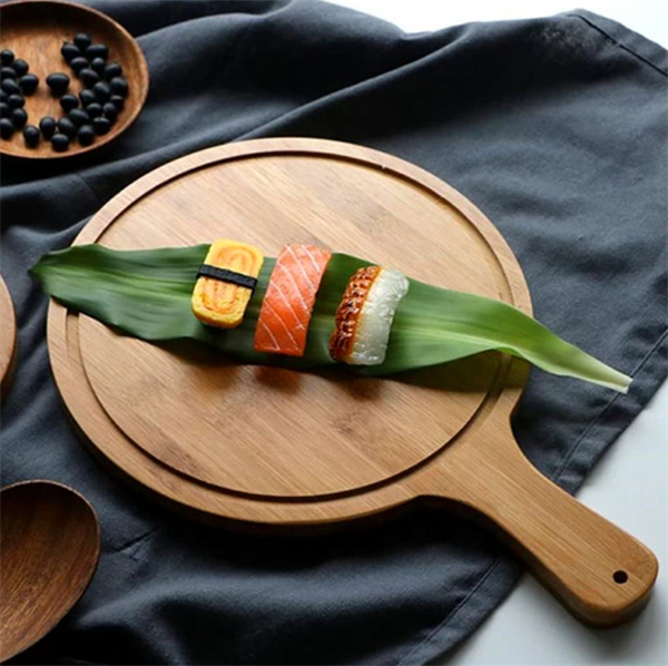 Round Bamboo Serving Tray | Full House Lebanon