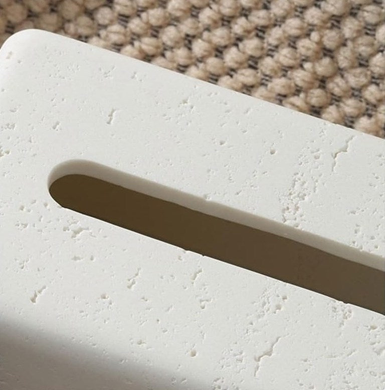 Rectangular Stone Tissue Box | Full House Lebanon