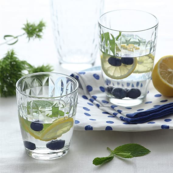 LAV Artemis Glass Cups (3 Pcs) - Get 2 sets (415 cc) | Full House Lebanon