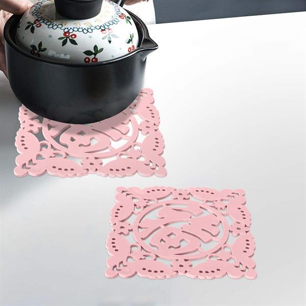 PVC Silicone Coaster Set (2 Pcs) - Pistachio | Full House Lebanon
