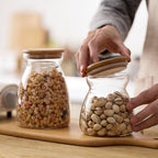 Airtight Glass Jar with Bamboo Lid | Full House Lebanon