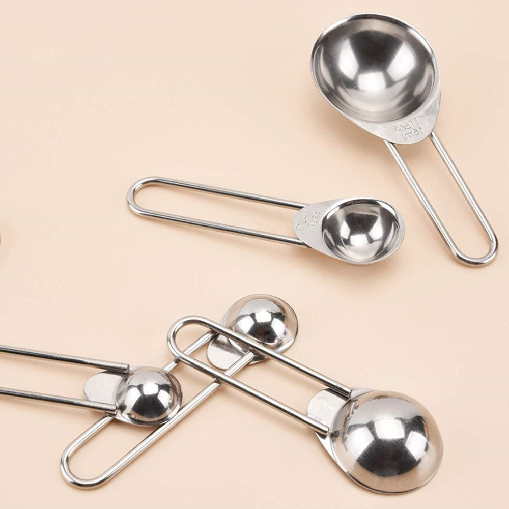 Stainless Steel Measuring Spoons Set (5 Pcs) | Full House Lebanon