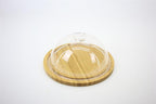Acrylic Cake Container with Wooden Base | Full House Lebanon