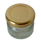 Mini Glass Jar with Gold Lid | Full House Lebanon