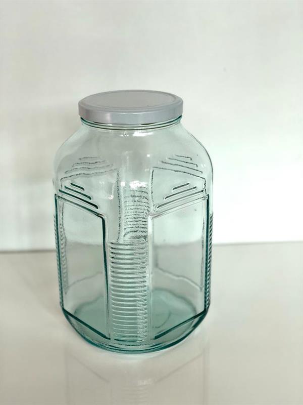 Square Glass Jar | Full House Lebanon