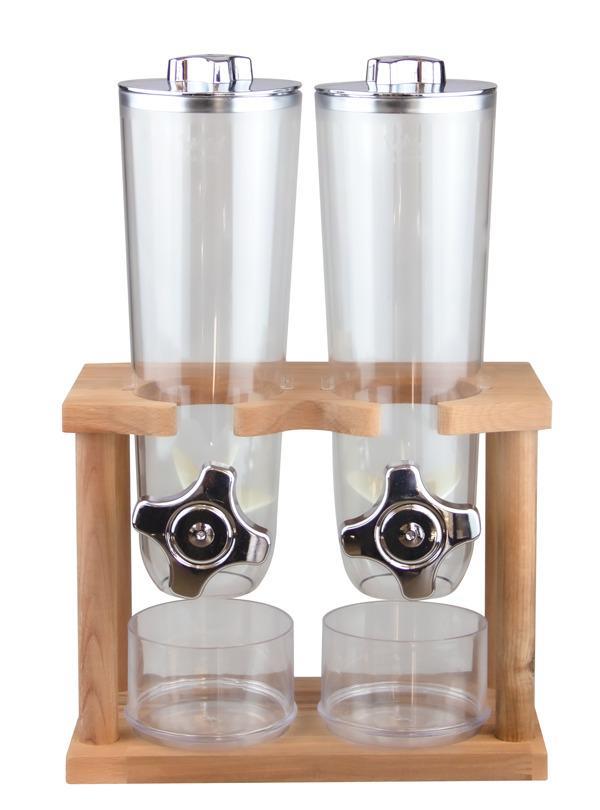 Cereal Dispenser with Wood Stand | Full House Lebanon