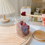 Glass Jar with Wooden Spoon | Full House Lebanon