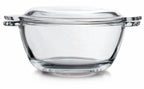 Pasabahce Glass Bowl with Cover Set (2 Pcs) | Full House Lebanon