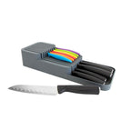 2-Tier Knife Organizer - Grey | Full House Lebanon