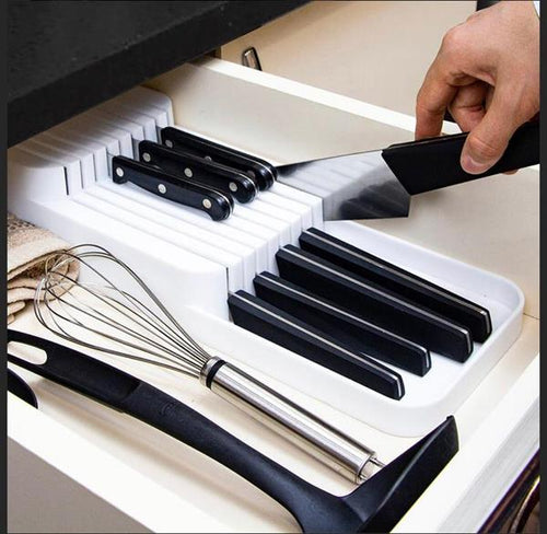 2-Tier Knife Organizer - Dark Grey | Full House Lebanon