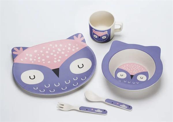 Bamboo Fiber Dinnerware Set (5 Pcs) | Full House Lebanon