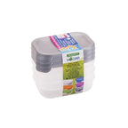 BPA free plastic Food Container (set of 3) - White | Full House Lebanon