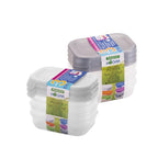 BPA free plastic Food Container (set of 3) - Grey | Full House Lebanon