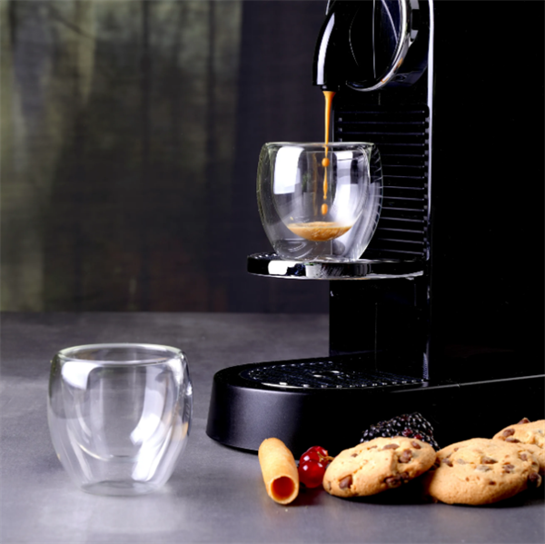 Double Wall Glass Espresso Cups (6 Pcs) | Full House Lebanon
