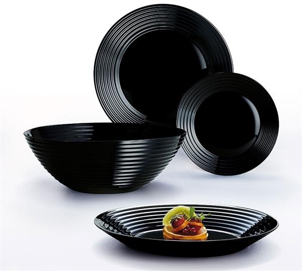 Luminarc Harena Black Dinnerware - Small Bowl 16 cm | Full House Lebanon