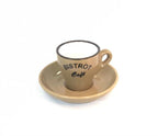 Coffee Cups with Saucers Set of 6 - Yellow | Full House Lebanon