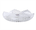 Crystal Round Ribbed Glass Serving Plate | Full House Lebanon