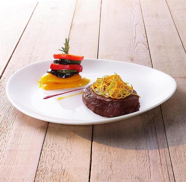 Luminarc Steak Plate - Black | Full House Lebanon