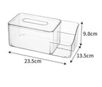 Acrylic Tissue Box with Side Compartments | Full House Lebanon