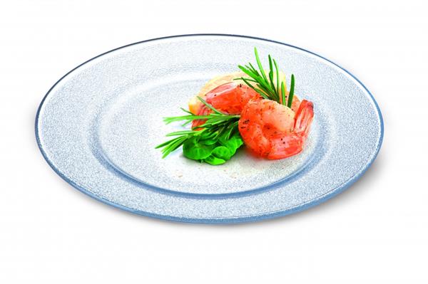 Round Frozen Glass Plate | Full House Lebanon