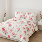 Cannon Floral Duvet Cover Set Double (4 Pcs) - Light Pink | Full House Lebanon