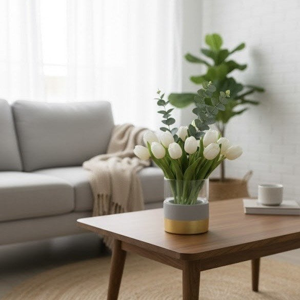 Round Modern Glass Vase