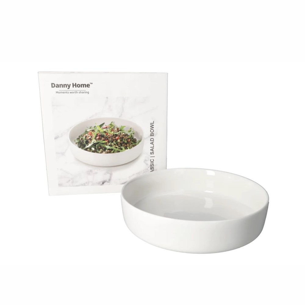 Round Porcelain Salad Bowl | Full House Lebanon