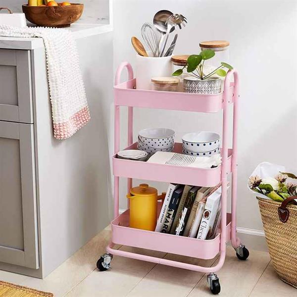 3-Tiers Trolley with Handles | Full House Lebanon