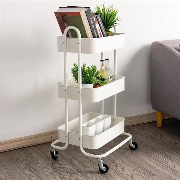 3-Tiers Trolley with Handles | Full House Lebanon