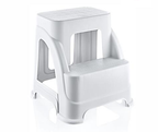 Two Step Stool - Large, Light Grey | Full House Lebanon