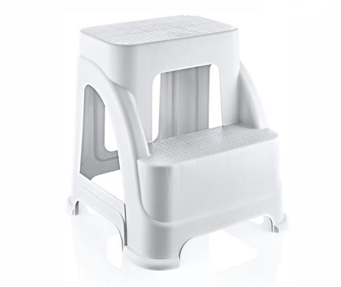Two Step Stool - Large, Light Grey | Full House Lebanon