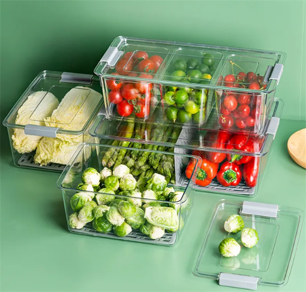 3-Compartments Acrylic Storage Box | Full House Lebanon