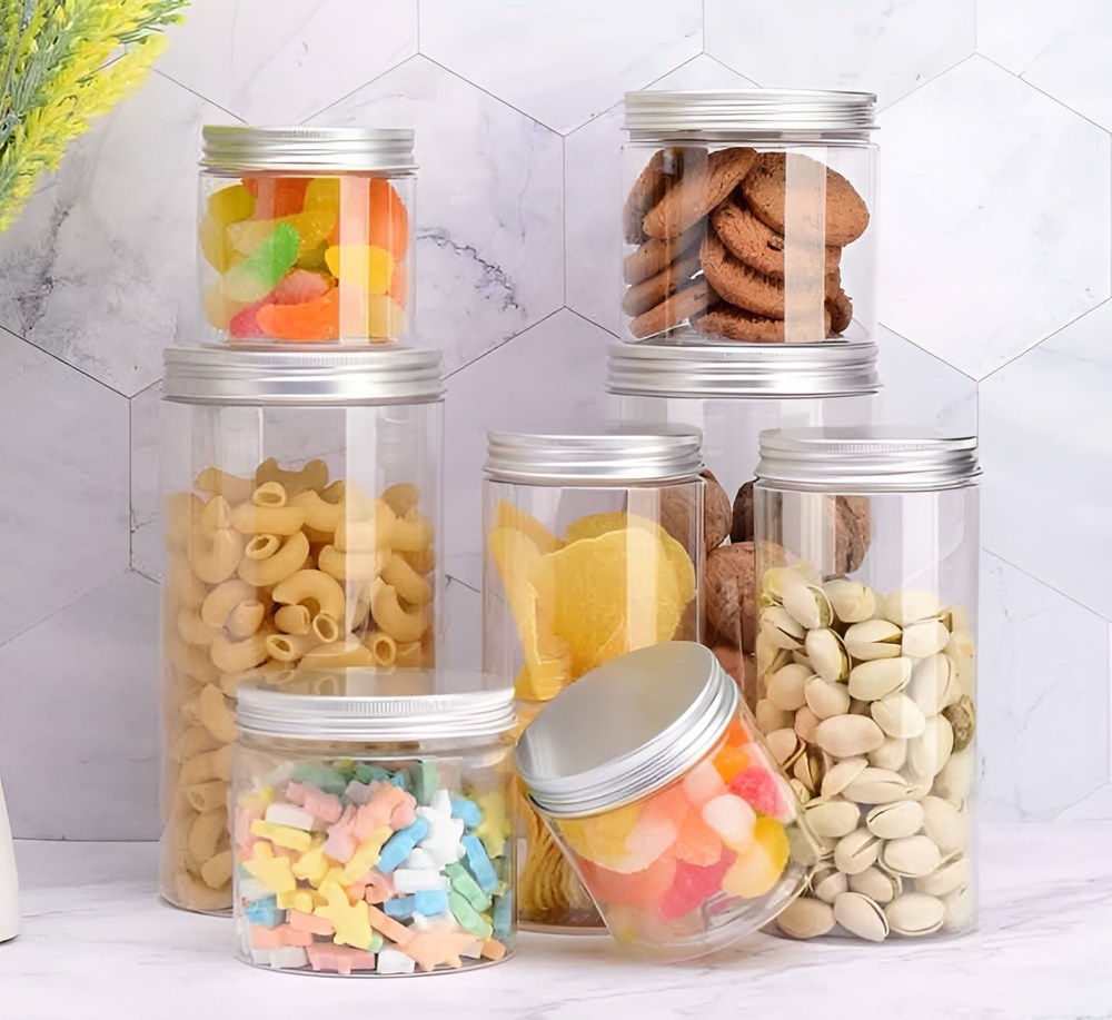 Round Glass Jar - 380 ml | Full House Lebanon