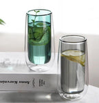 Double-wall Glass Cup - Grey | Full House Lebanon