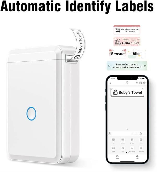 NIIMBOT D110 Label Printer - White | Full House Lebanon