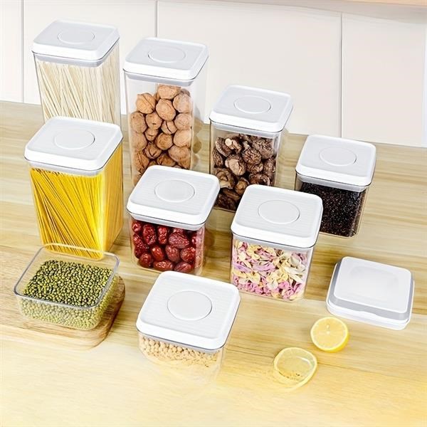 Square Sealed Storage Jar - 300 ML | Full House Lebanon