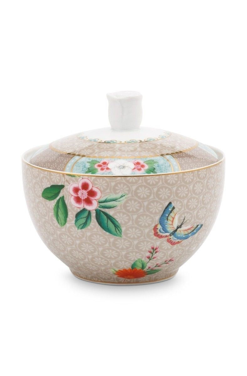 Pip Studio Blushing Birds Sugar Bowl Khaki | Full House Lebanon