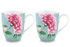 Pip Studio Blushing Birds Large Mugs Set (2 Pcs) | Full House Lebanon