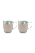 Pip Studio Blushing Birds Mugs Set (2 Pcs) - Large | Full House Lebanon