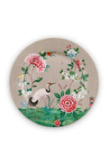 Pip Studio Blushing Birds Plate Khaki | Full House Lebanon