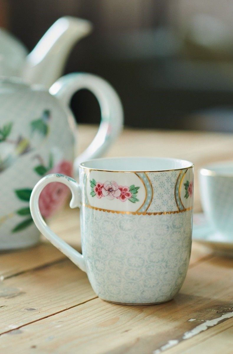 Pip Studio Blushing Birds Mugs Set (2 Pcs) | Full House Lebanon