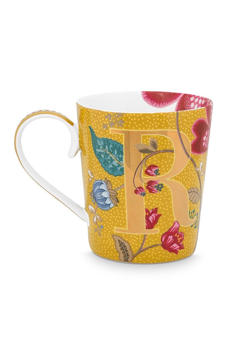 Pip Studio Alphabet Mug Floral Fantasy - P | Full House Lebanon