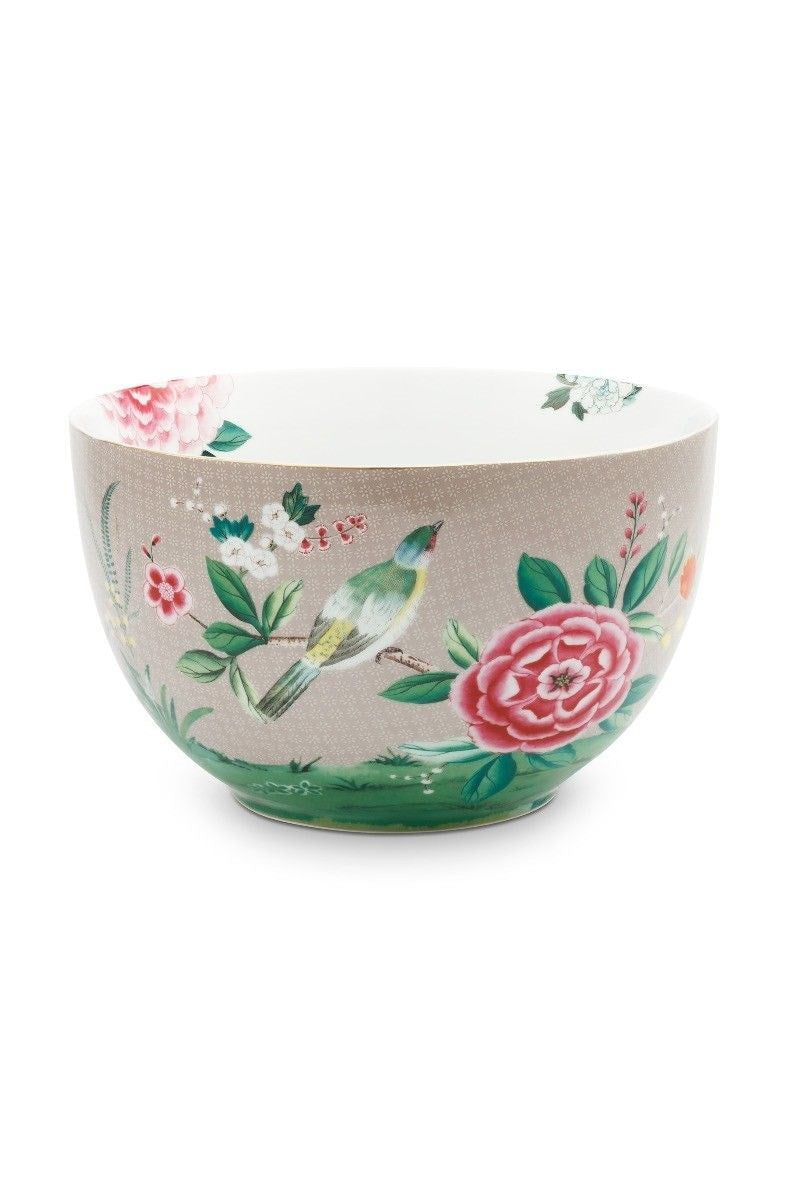 Pip Studio Blushing Birds Bowl Khaki - Small | Full House Lebanon