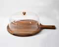 Wooden Serving Board with Acrylic Dome | Full House Lebanon
