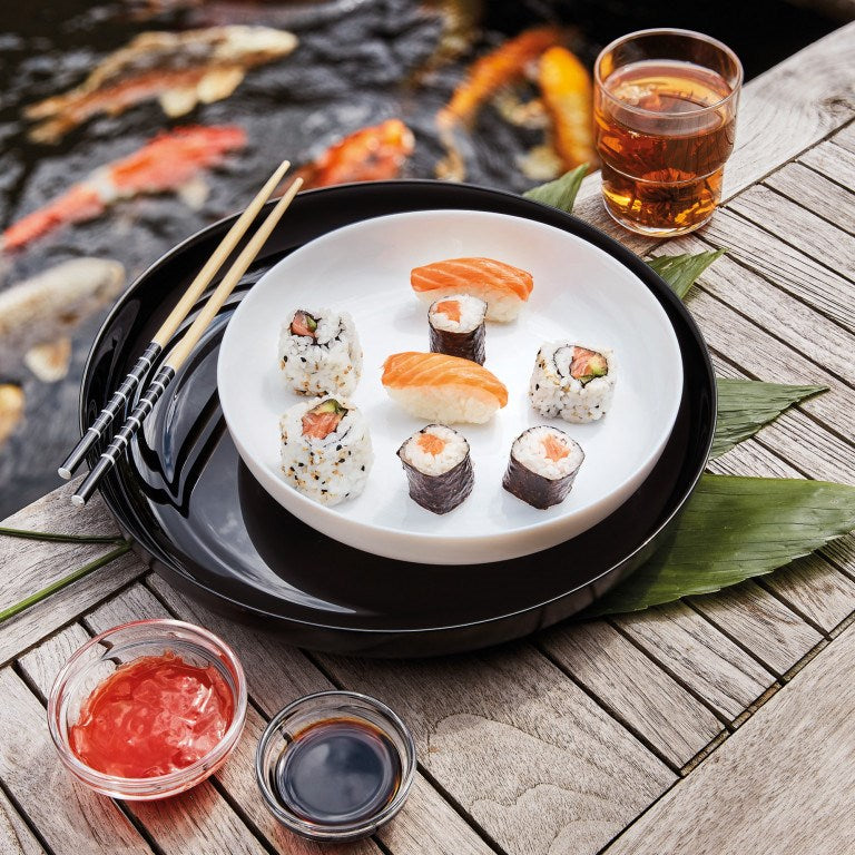Luminarc Friend's Time Plate - 25 cm, Black | Full House Lebanon