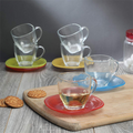 Luminarc Carina Rainbow Cup & Saucer Set (Half a Dozen) | Full House Lebanon