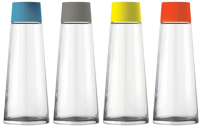 Zest Glass Carafe with Plastic Lid - Navy | Full House Lebanon