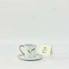 Rosanna Leaf Espresso Cup & Saucer Set (12 Pcs) | Full House Lebanon