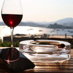 Nude Glass Ashtray with 2 Holes | Full House Lebanon