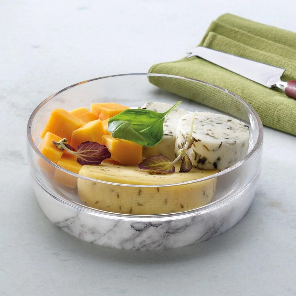 Nude Chill Glass & Marble Cooler - Bowl 15 cm | Full House Lebanon